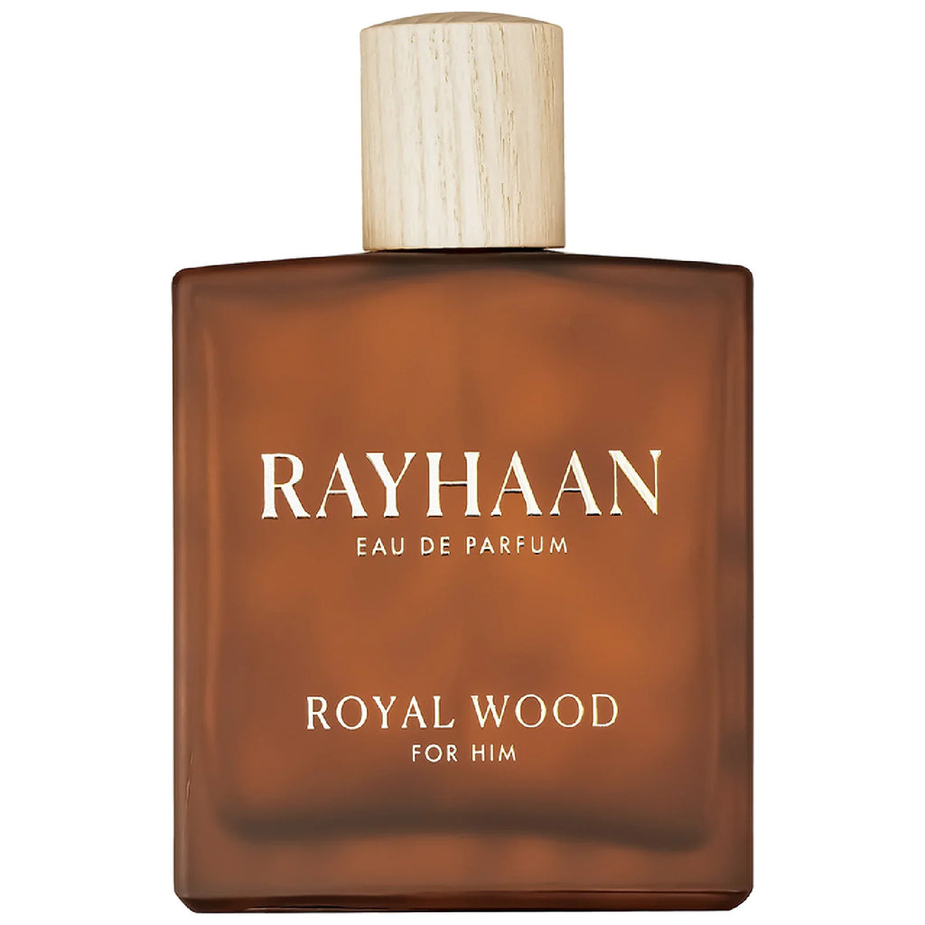 Rayhaan Royal Wood Eau de Parfum for Men, 3.4 Ounce