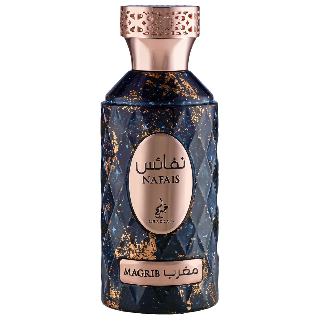 Khadlaj Nafais Magrib Eau de Parfum Spray for Unisex, 3.4 Ounce