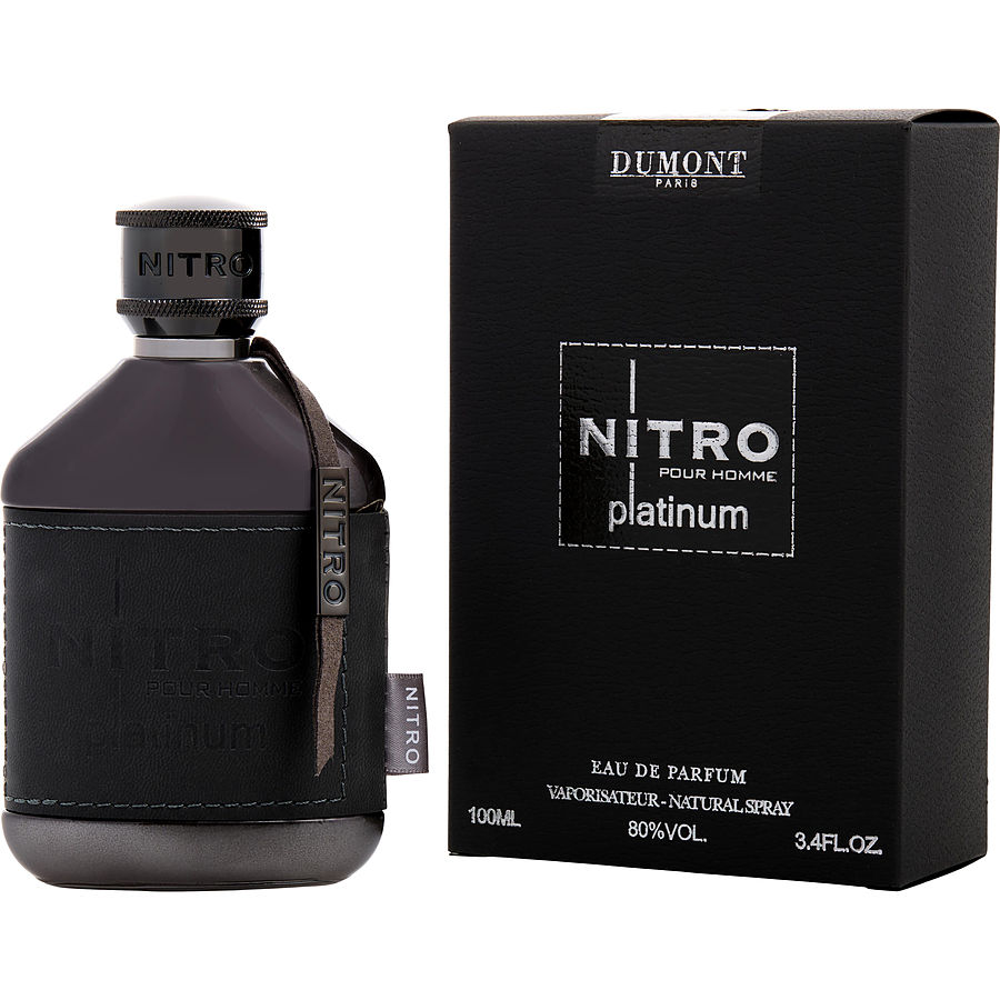 Dumont Nitro Platinum for Men Eau De Parfum Spray, 3.4 Ounce