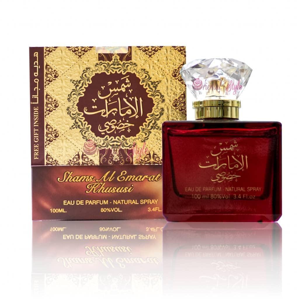 Ard Al Zaafaran Shams Al Emarat Khususi Eau de Parfum Spray for Unisex, 3.4 Ounce