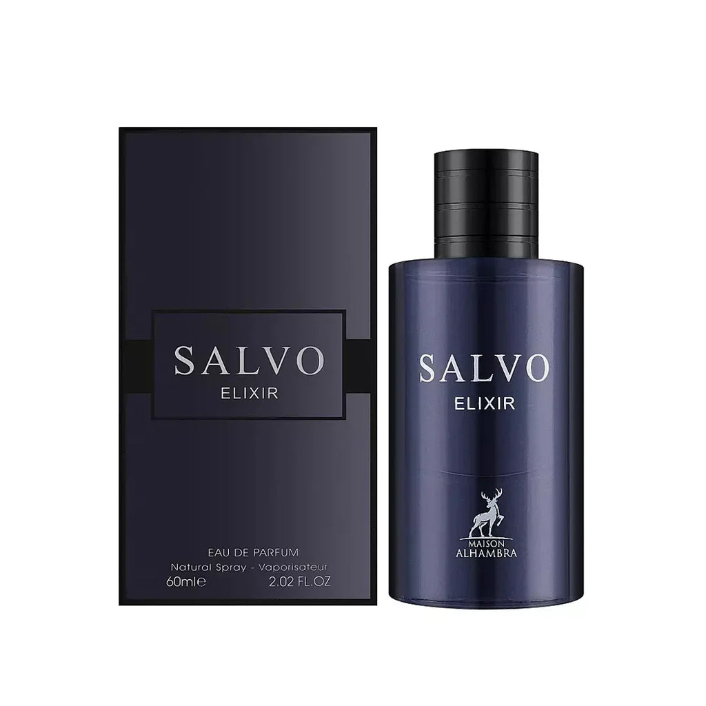 Maison Alhambra Salvo Elixir for Men Eau de Perfum, 2.02 Ounce