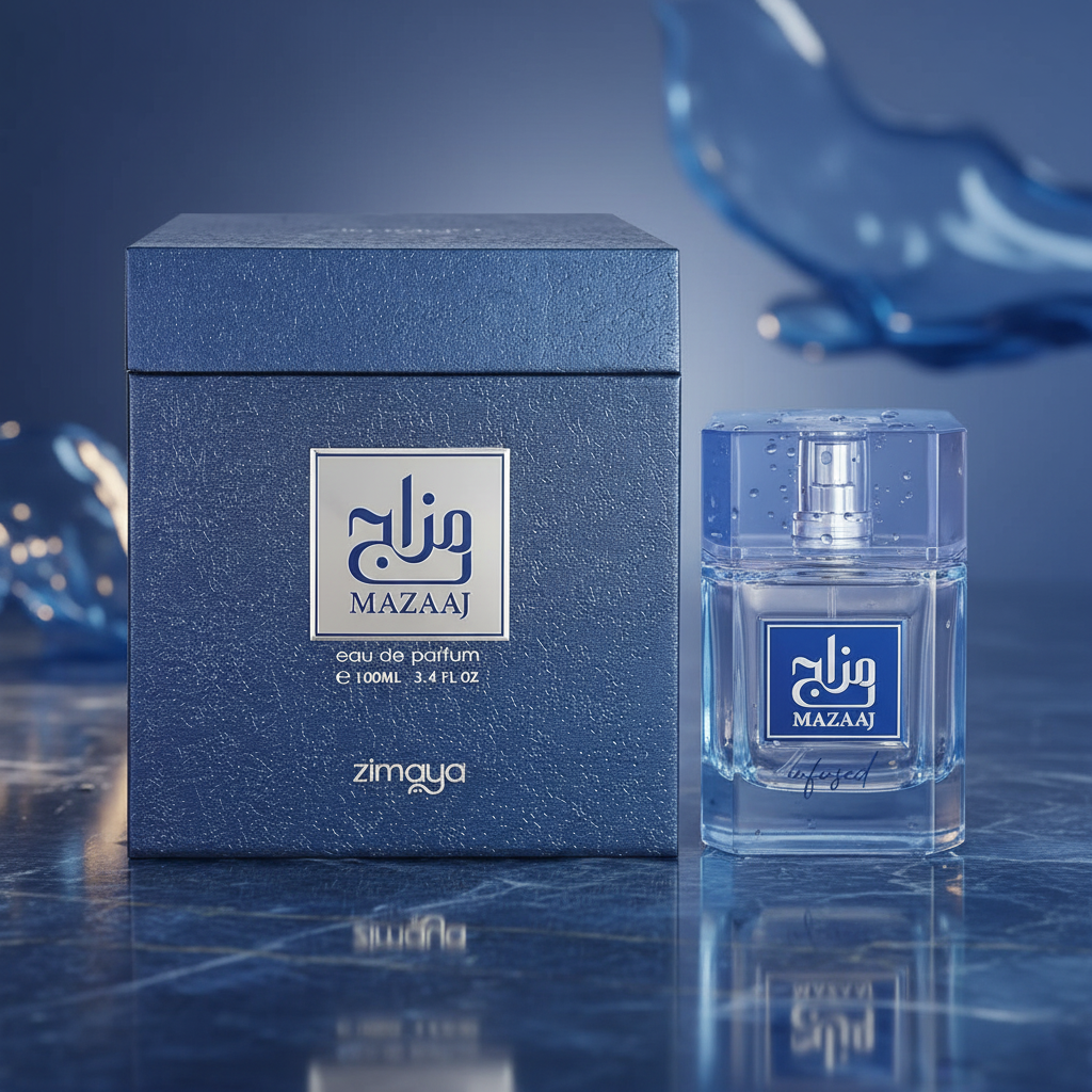 Afnan Zimaya Mazaaj Infused for Men Eau de Parfum Spray, 3.4 Ounce