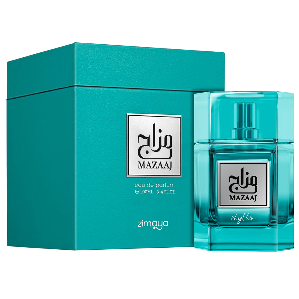 Afnan Zimaya Mazaaj Rhythm for Unisex EDP Spray, 3.4 Ounce
