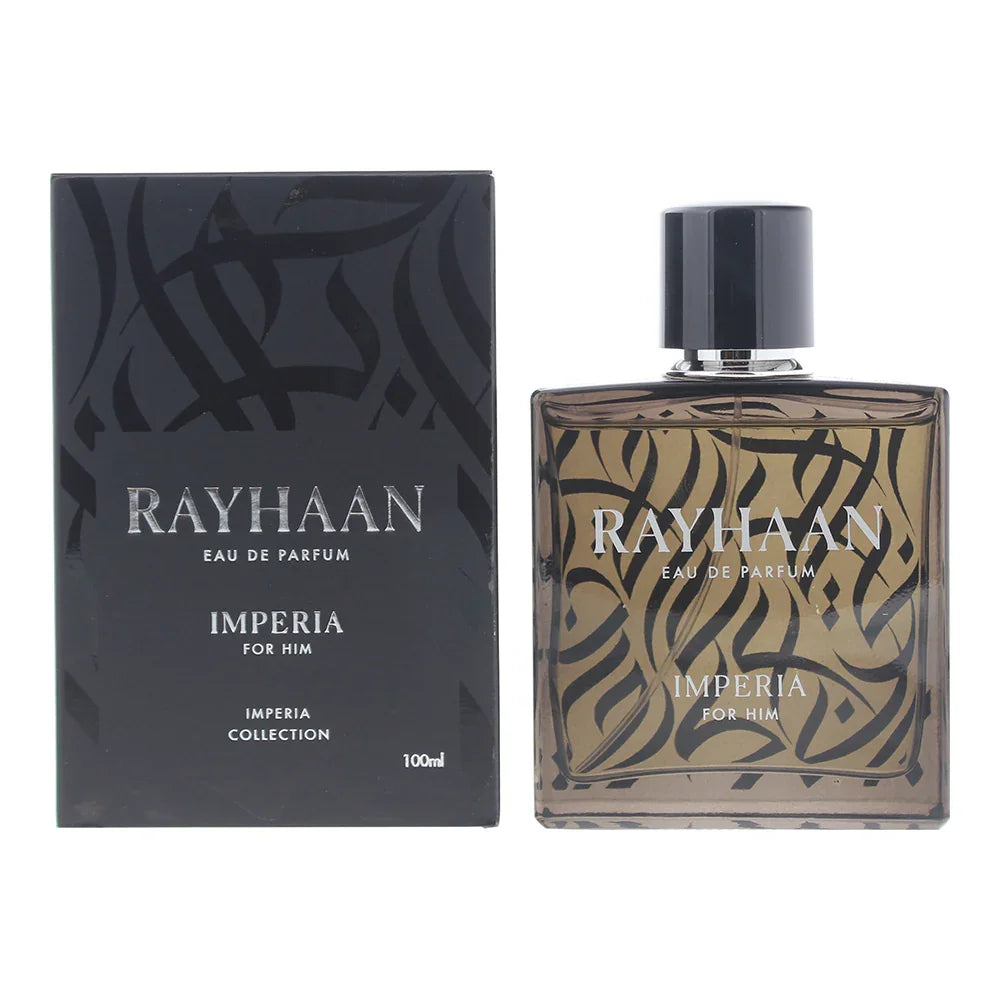 Rayhaan Imperia Eau de Parfum for Men, 3.4 Ounce