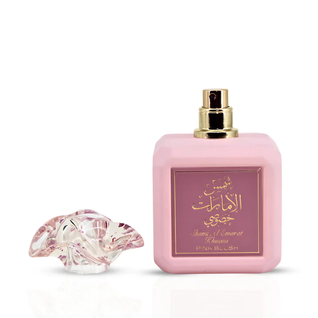 Ard Al Zaafaran Shams Al Emarat Khususi Pink Blush Eau De Parfum Spray For Women 3.4 Ounce