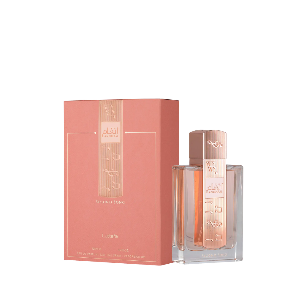 Lattafa Angham Second Song Eau de Parfum Spray For Women, 3.4 Ounce