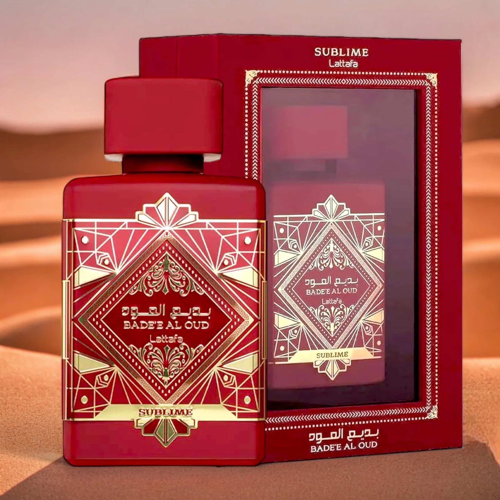 Lattafa Bade'e Al Oud Sublime for Unisex Eau de Parfum Spray, 3.4 Ounce