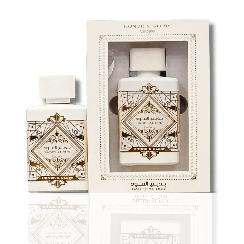 Lattafa Bade'e Al Oud Honor & Glory for Unisex Eau de Parfum Spray, 3.4 Ounce