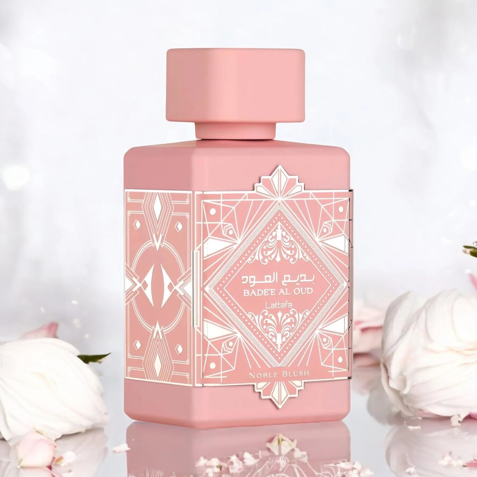 Lattafa Bade'e Al Oud Noble Blush for Unisex Eau de Parfum Spray, 3.4 Ounce