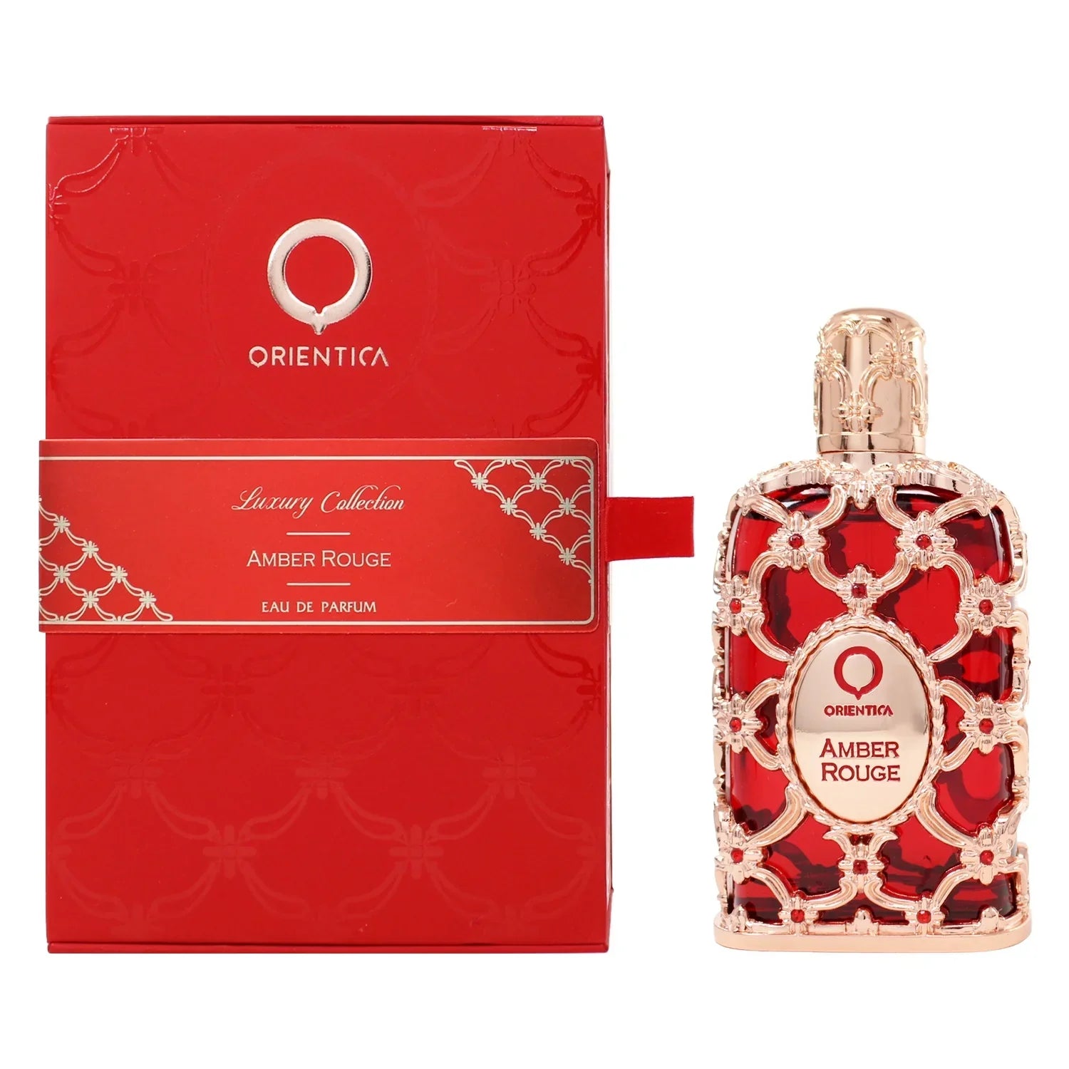 Orientica Amber Rouge Eau de Parfum Spray For Unisex 2.7 Ounce