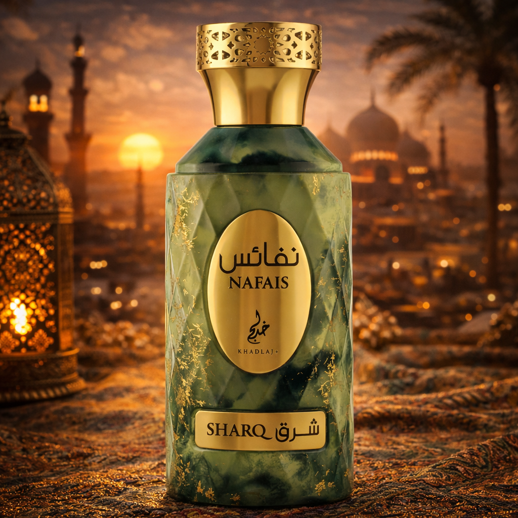 Khadlaj Nafais Sharq Eau de Parfum Spray for Unisex, 3.4 Ounce