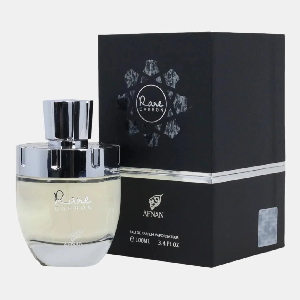 Afnan Rare Carbon for Men Eau de Parfum Spray, 3.4 Ounce