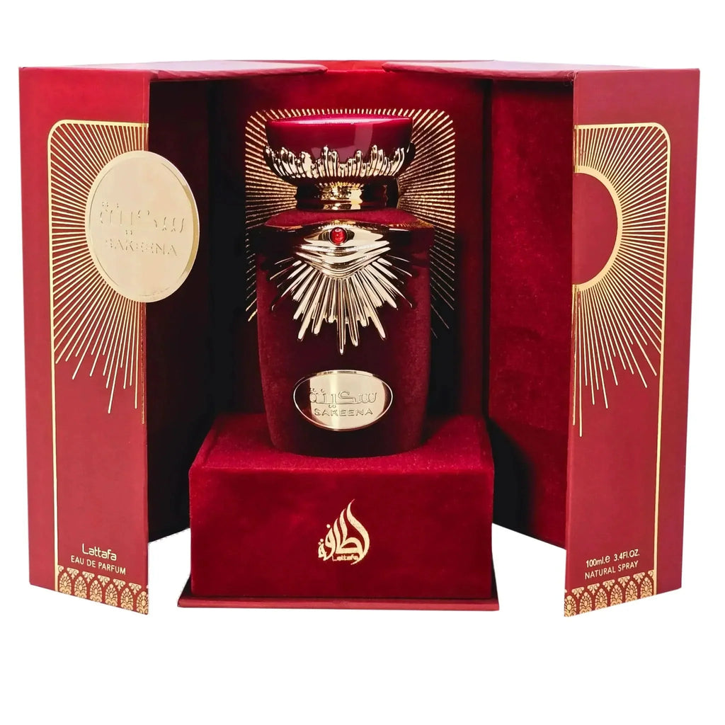 Lattafa Sakeena for Unisex Eau de Parfum Spray, 3.4 Ounce
