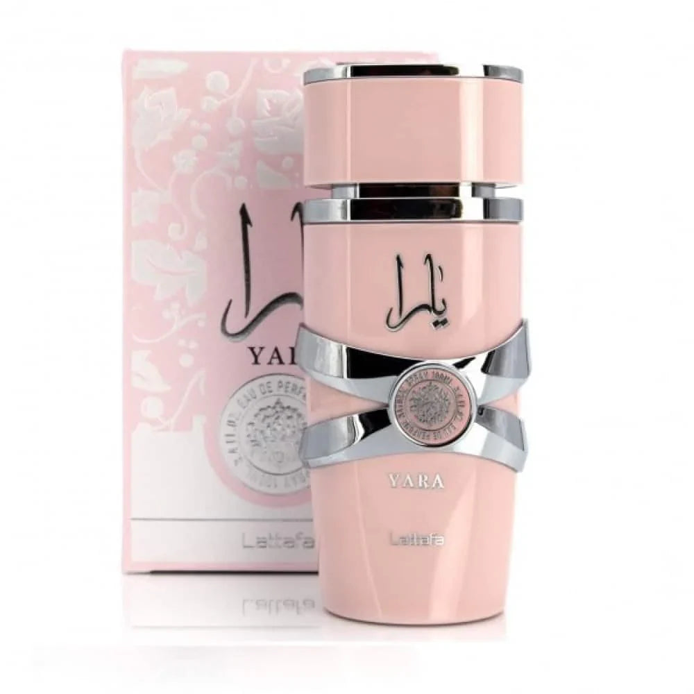 Lattafa Yara Pink for Women Eau de Parfum Spray, 3.4 Ounce