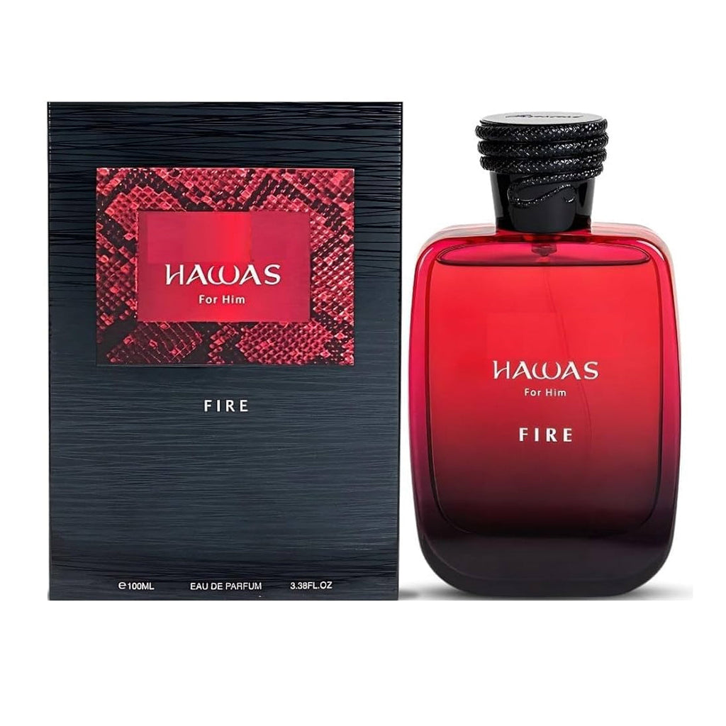 Rasasi Hawas Fire Eau de Parfum Spray for Men 3.4 Ounce