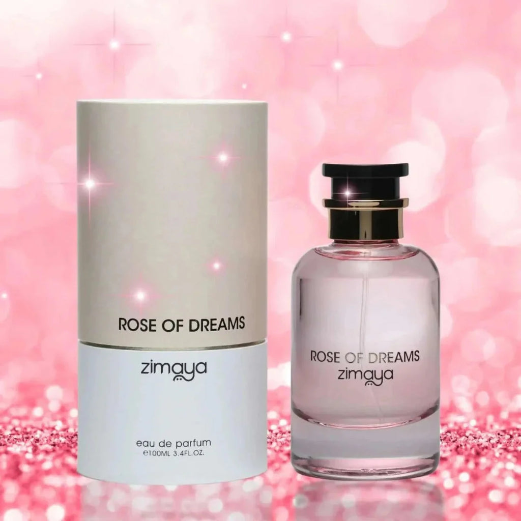 Afnan Zimaya Rose Of Dreams for Women Eau de Parfum Spray, 3.4 Ounce