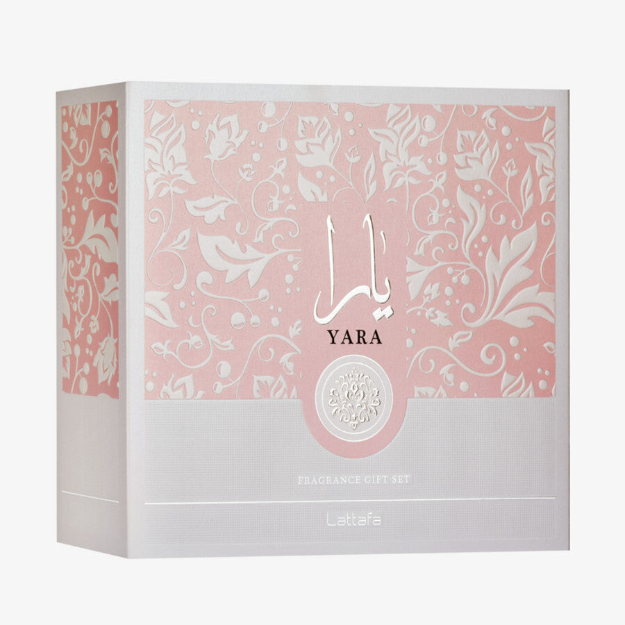 Lattafa Yara 3pc Gift Set (Edp 3.4fl.Oz | 100ml, Edp 0.4fl.Oz | 12ml, Hair Mist