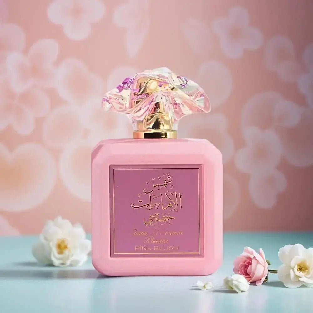 Ard Al Zaafaran Shams Al Emarat Khususi Pink Blush Eau De Parfum Spray For Women 3.4 Ounce