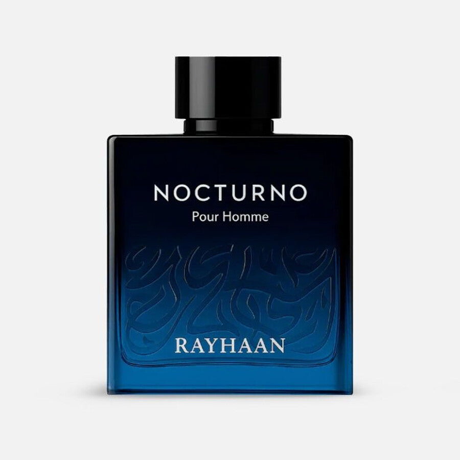 Rayhaan Nocturno Eau de Parfum for Men, 3.4 Ounce
