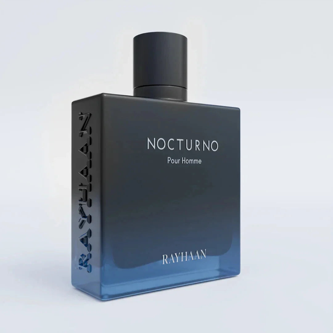 Rayhaan Nocturno Eau de Parfum for Men, 3.4 Ounce