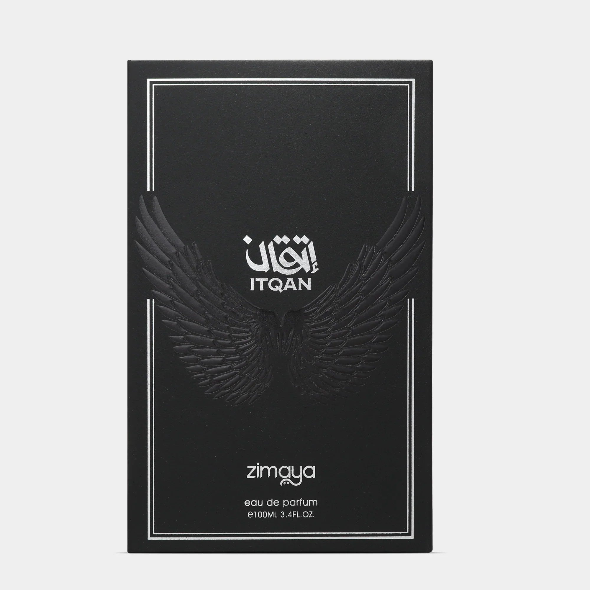 Afnan Zimaya Itqan Noir for Unisex Eau de Parfum Spray, 3.4 Ounce