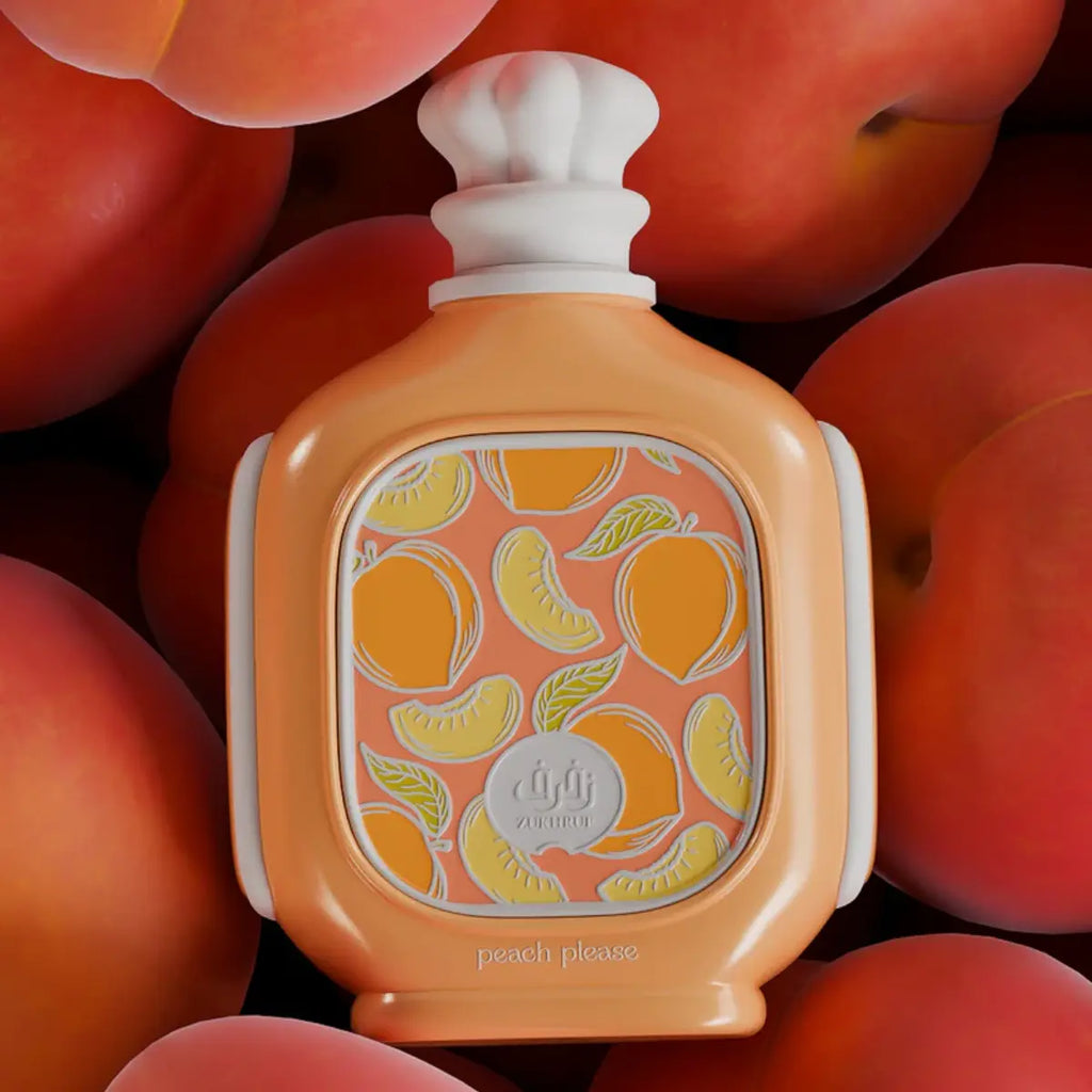 Afnan Zimaya Zukhruf Peach Please for Unisex Eau de Parfum Spray, 3.4 Ounce